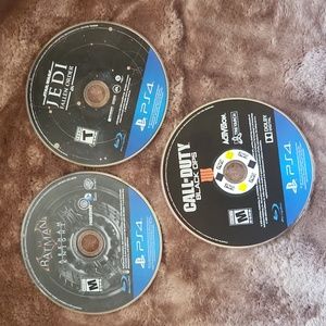 3 games, Playstation 4